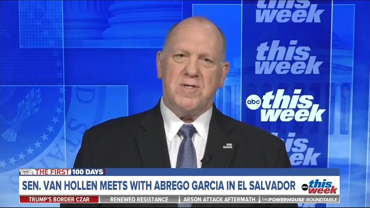 Border Czar: Sen Van Hollen Was Silent on Biden's Open Border