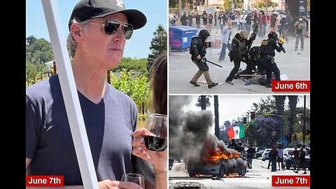 Gavin Had Wine Party while LA was Rioting. Gas Prices Going Up, Illegal Immigrant Healthcare Pulled