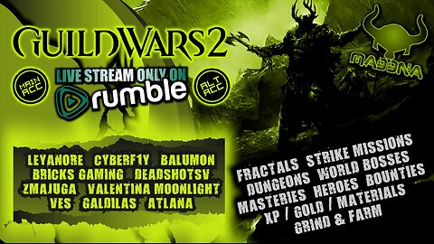 GUILD WARS 2 COOP with @LEYANORE, @BALUMON ... skyscale hunt Pt.1