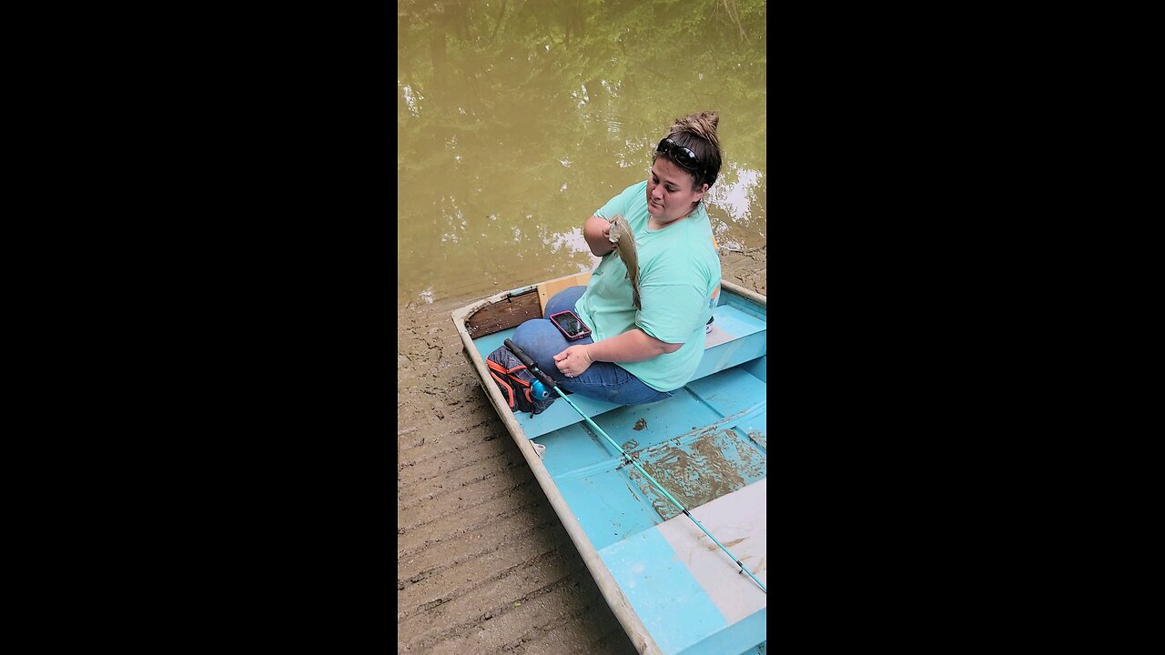 Smallie at the creek