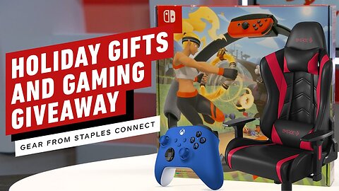 Our Big Gamer Giveaway - Reverse Unboxing Our Top Gifts from Staples Connec