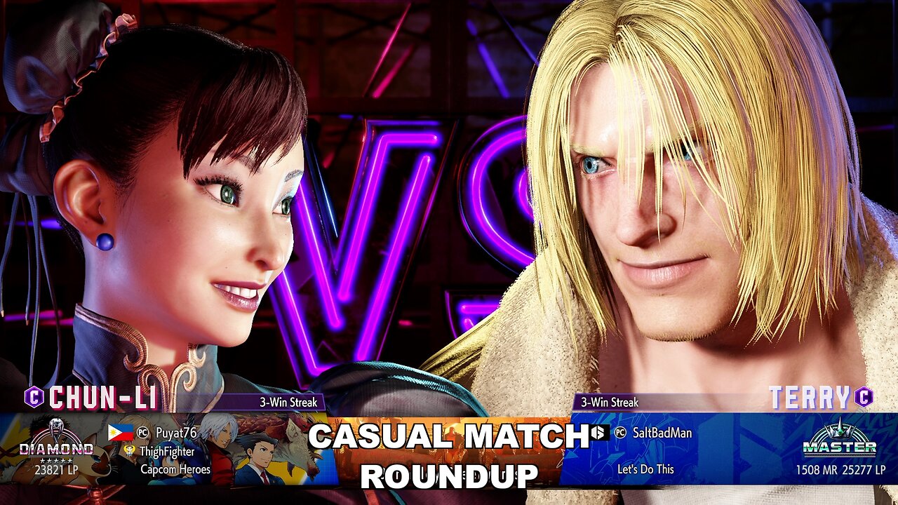 Kuya Kalbo SF6 Casual Match Roundup. Chun Li 4 star Diamond Rank [Hori Fight Stick]