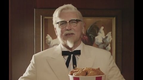 we saw the colonel and the town smells like KFC