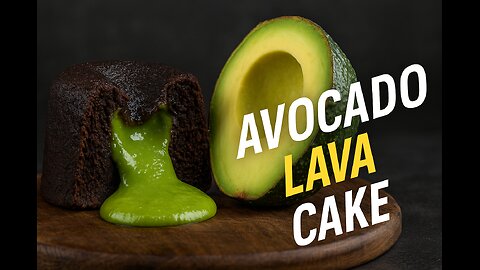 Avocado Chocolate Lava Cake | Plant-Based Indulgence That Melts in Your Mouth