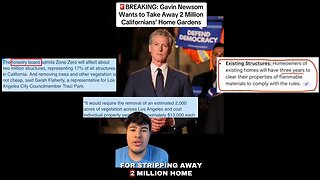 Gavin Newsom wants to decimate 2M California home gardens. This is not 1984. It’s reality.