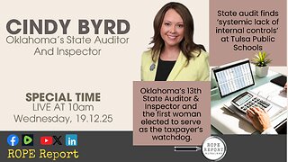 Q&A With Cindy Byrd, Oklahoma's State Auditor And Inspector