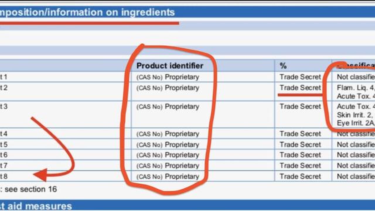 THE C0RRUPT OFFICIALLY REFUSE TO DISCLO5E 8 CHEM!CALS IN EJECTA8LE FLARES! (6E0EN6INEERIN6)