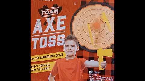 Foam Axe Toss Game (2021, MinnARK Sports) -- What's Inside