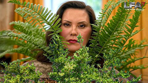 GRETCHEN WHITMER HIDES FROM WH CAMERAS!