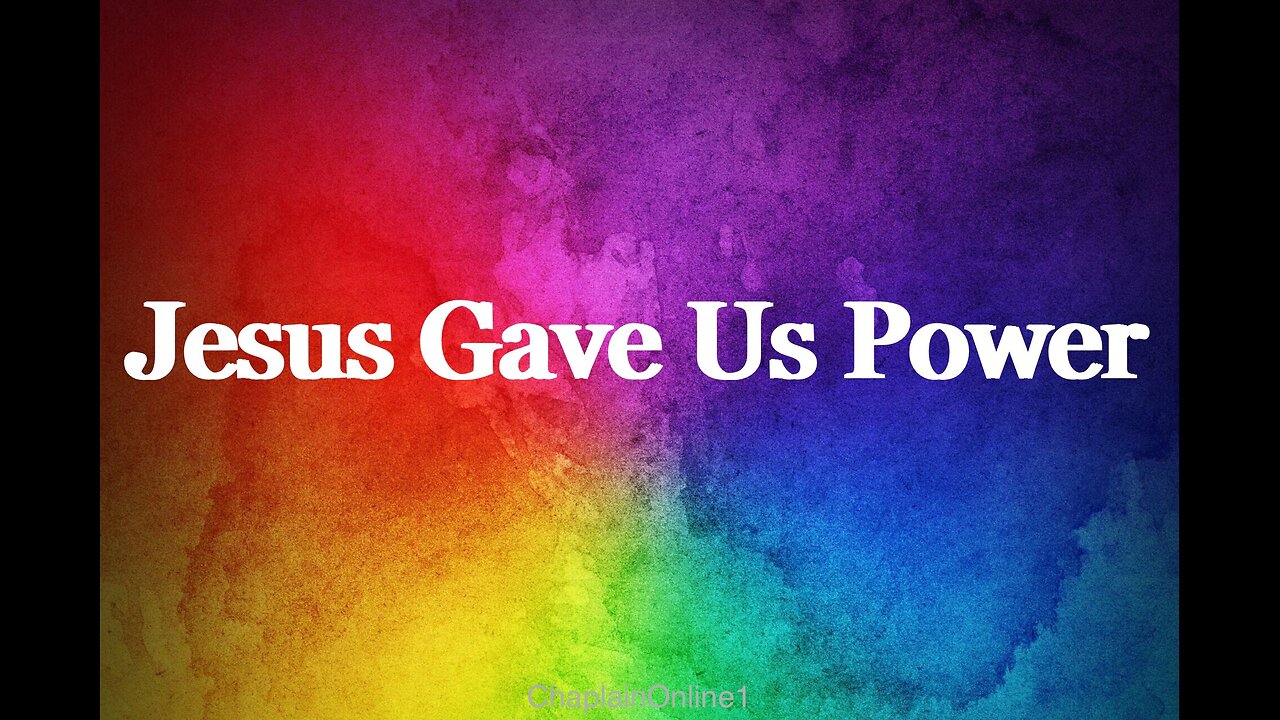 Jesus Showed Us How To Access His Power