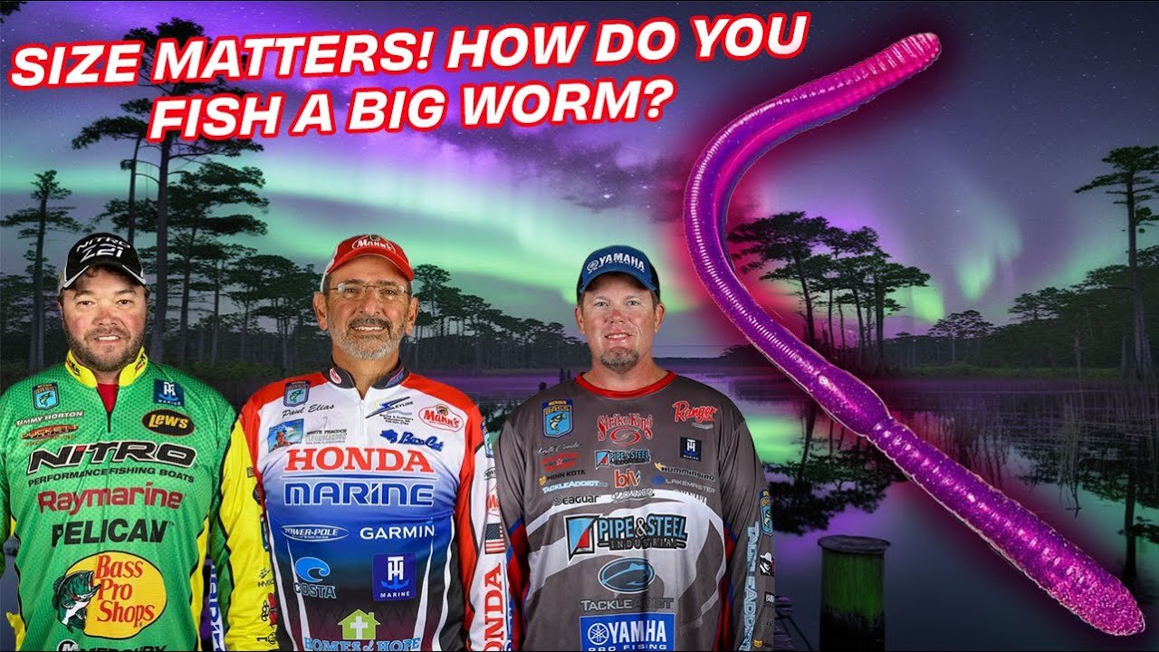 How do you fish a BIG worm? (ft. Keith Combs, Paul Elias, and Tim Horton)
