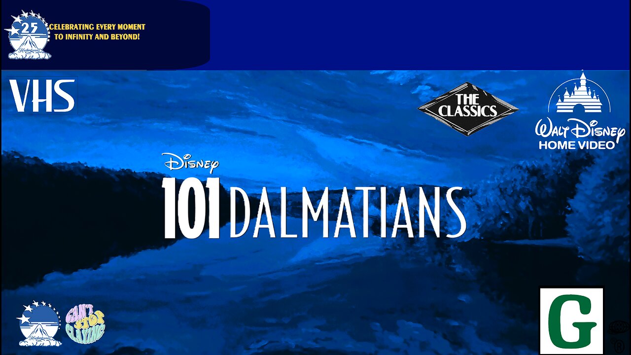 Opening to 101 Dalmatians (1961 Film) 1992 A.D. VHS