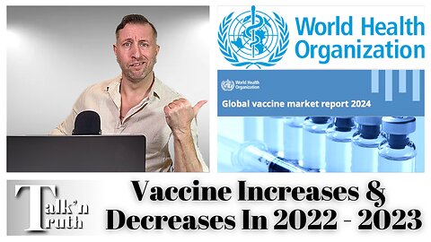 The W.H.O. Global Vaccine Report 2024 Vaccine Increases & Decreases 2022-2023