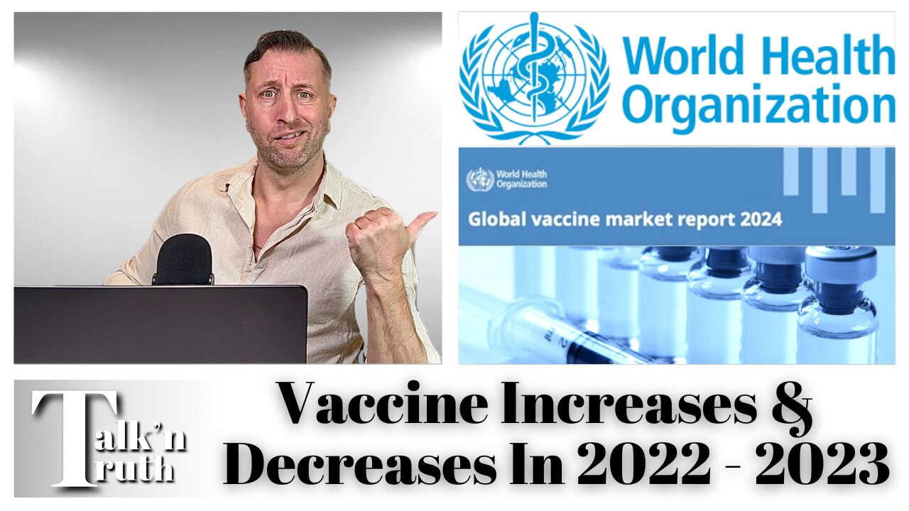 The W.H.O. Global Vaccine Report 2024 Vaccine Increases & Decreases 2022-2023