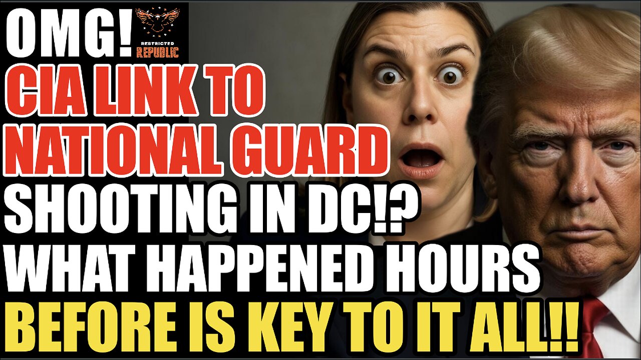 OMG! CIA Link To National Guard Shooting In DC!? What Happened HOURS Before Is Key To It All!