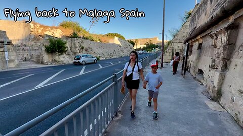 Flying Back to Malaga Spain