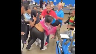 Insane Scene At An Indianapolis Walmart As A Group Of Degenerates Brutally Beat An Employee