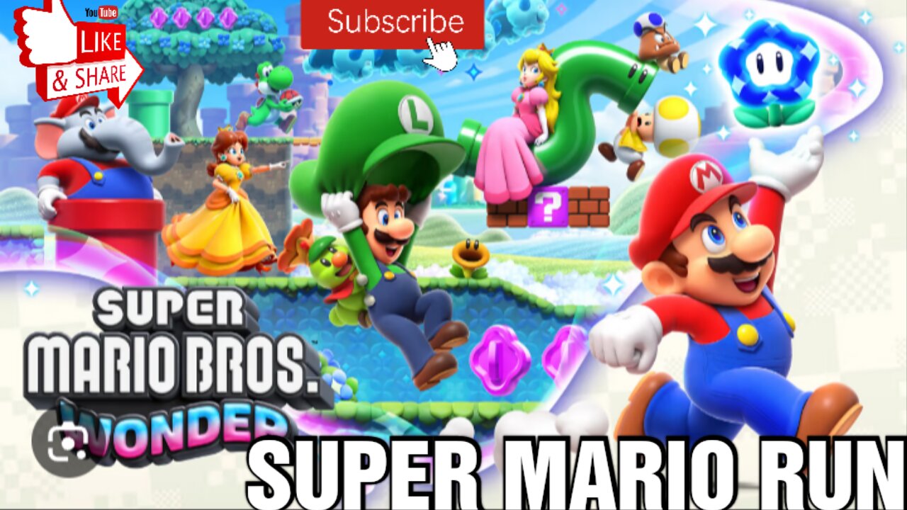 MARIO RACE WIGGLER PART 2 [ I AM SPEED] #supermariobroswonder #shorts #mariobroswonder #mario