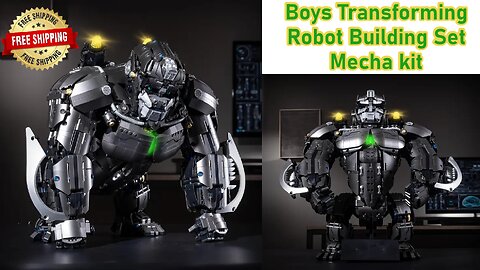 Review about this Boys Transforming Robot Building Set Mecha kit.