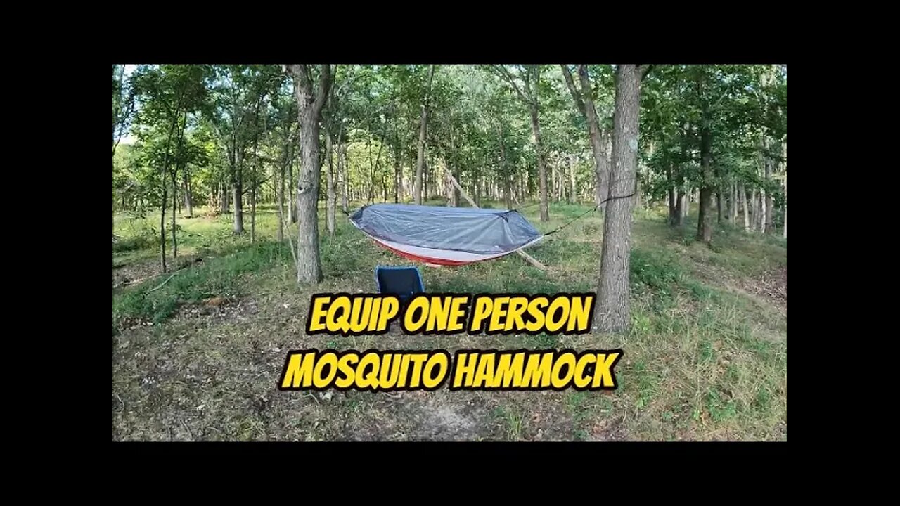Kayak Camping With Equip Mosquito Hammock