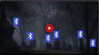 Bluetooth signals from beyond the grave. Covid19 shot Bluetooth signals in the graveyard!