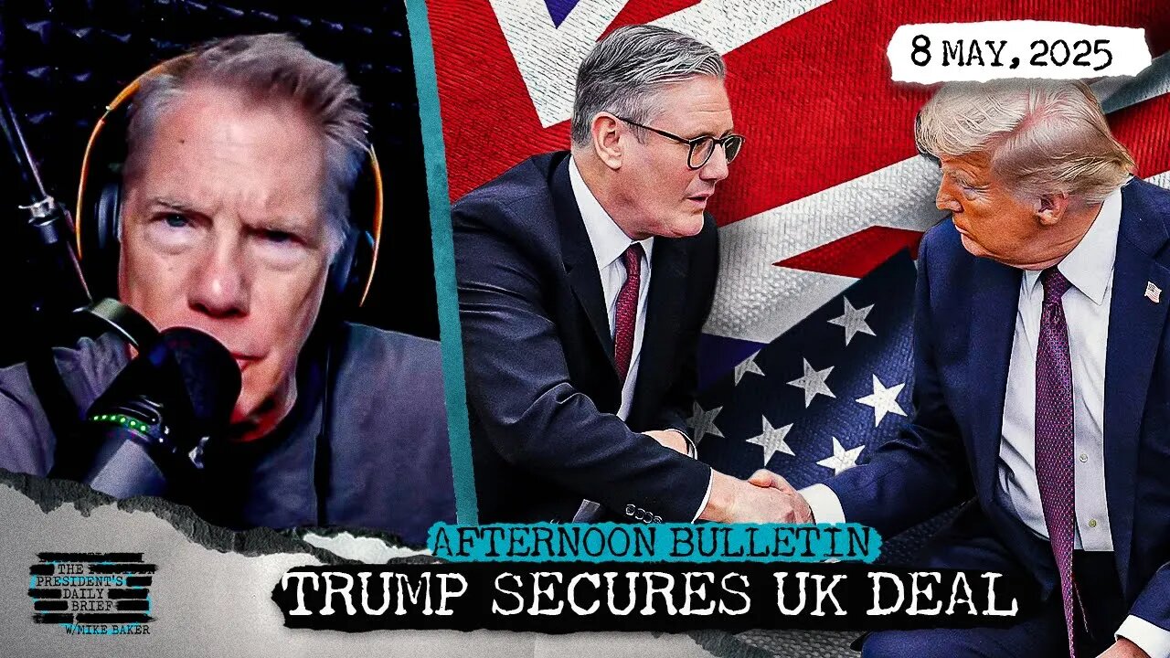 Trump Announces Trade Deal Ahead Of China Summit & Antisemitic Protest Return To Columbia University