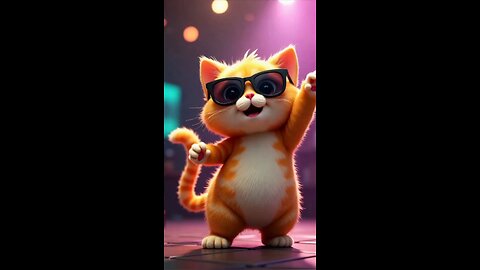 Funny cat 🐱 video dance 🕺 new ✨ #funny #viral #new
