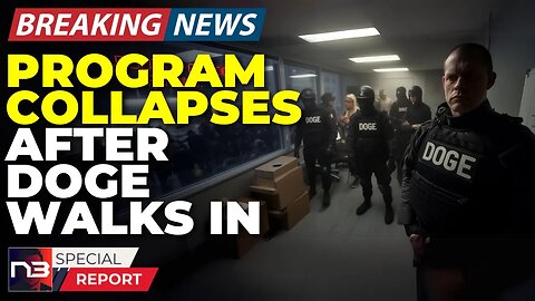 🚨BREAKING: The Program That Immediately Collapsed When DOGE Showed Up Without Notice!