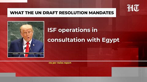 Trump’s ‘Secret’ Gaza Plan_ UN Draft Reveals Washington Wants Full Control For Two Years _ Details