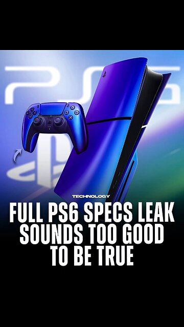 Dude, if the PS6 specs leak is real, that's awesome.