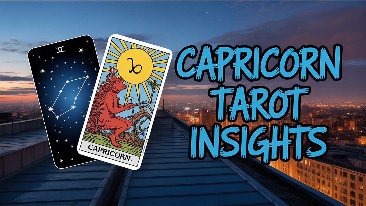 Capricorn Tarot Insights #fullmoon #tarot