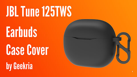 JBL Tune 125TWS Ecarbuds Case Cover | Geekria