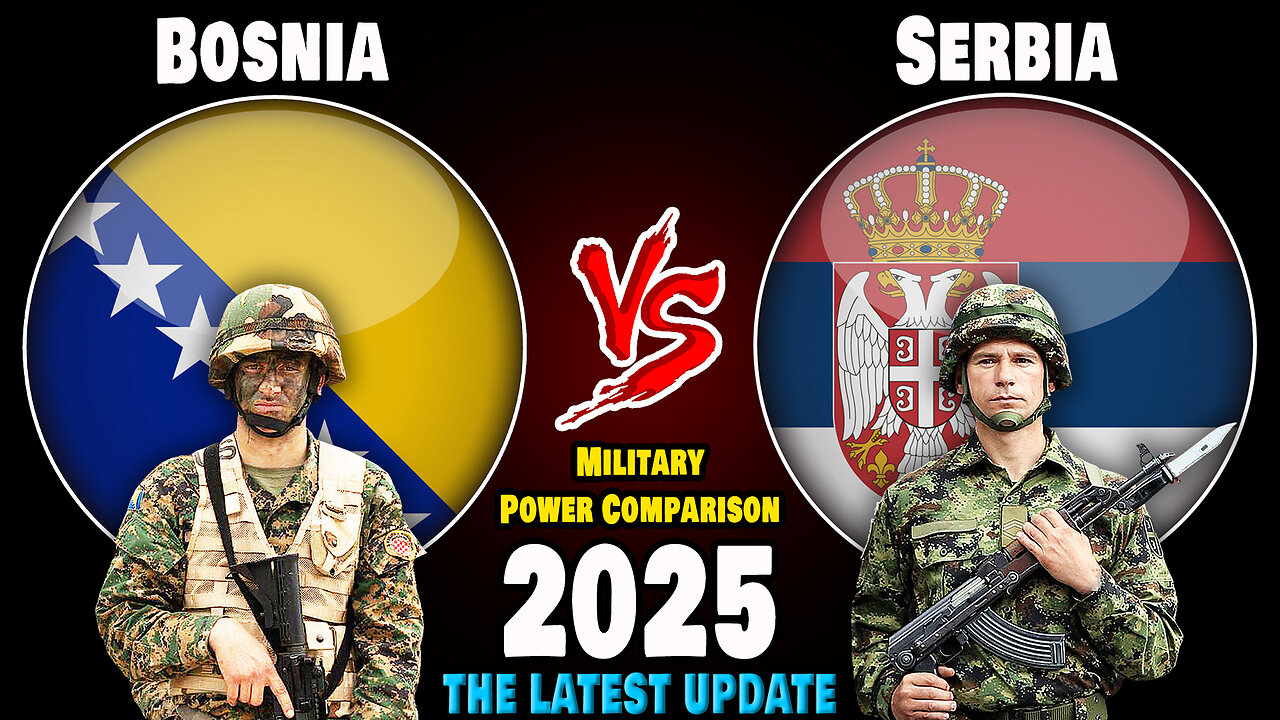 Bosnia vs Serbia Military Power Comparison 2025 | Serbia vs Bosnia Military Power 2025