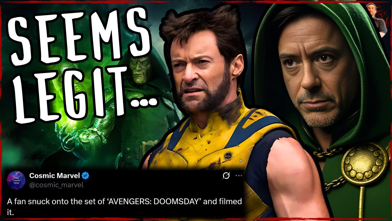 Somebody Snuck Onto the Avengers: Doomsday Set and It's Totally Legit
