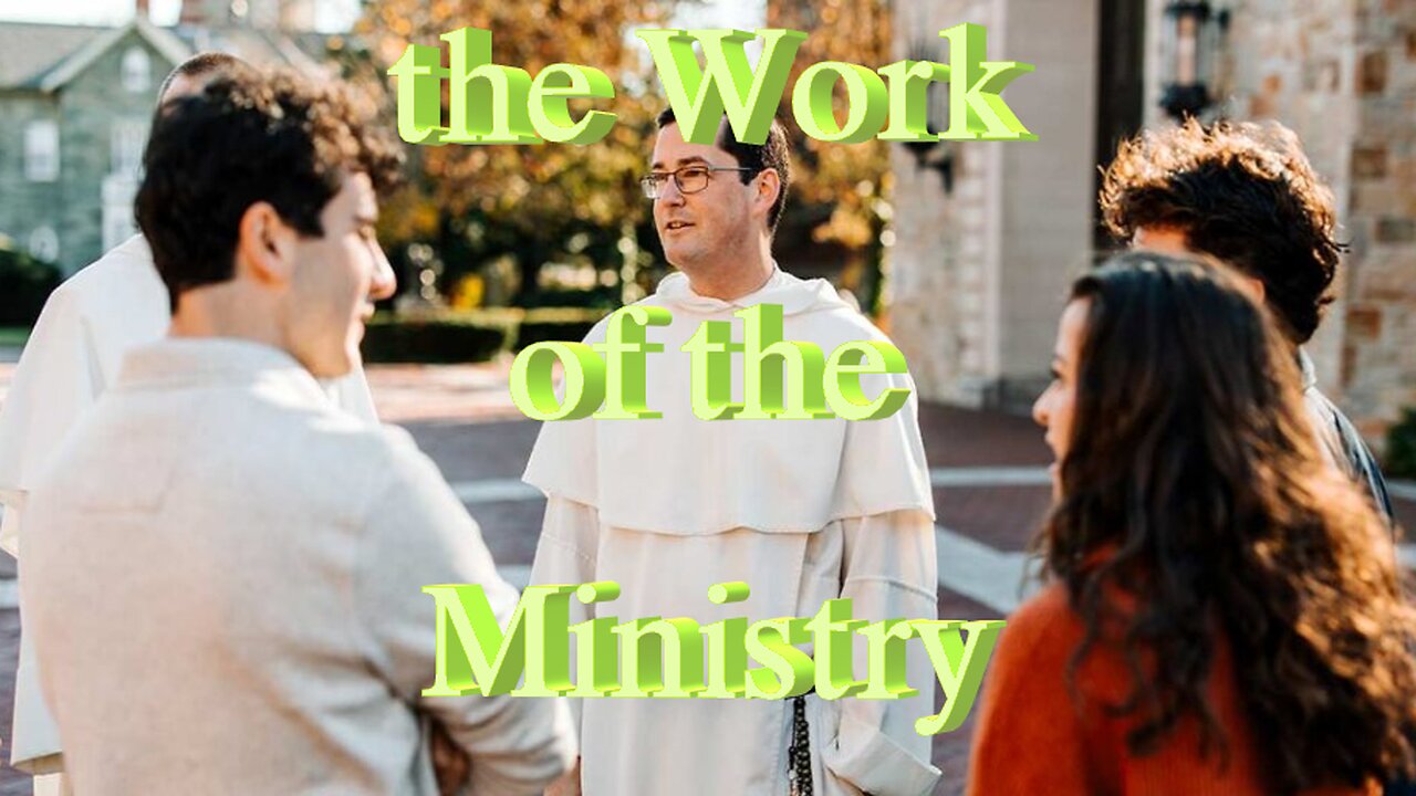 the Work of the Ministry