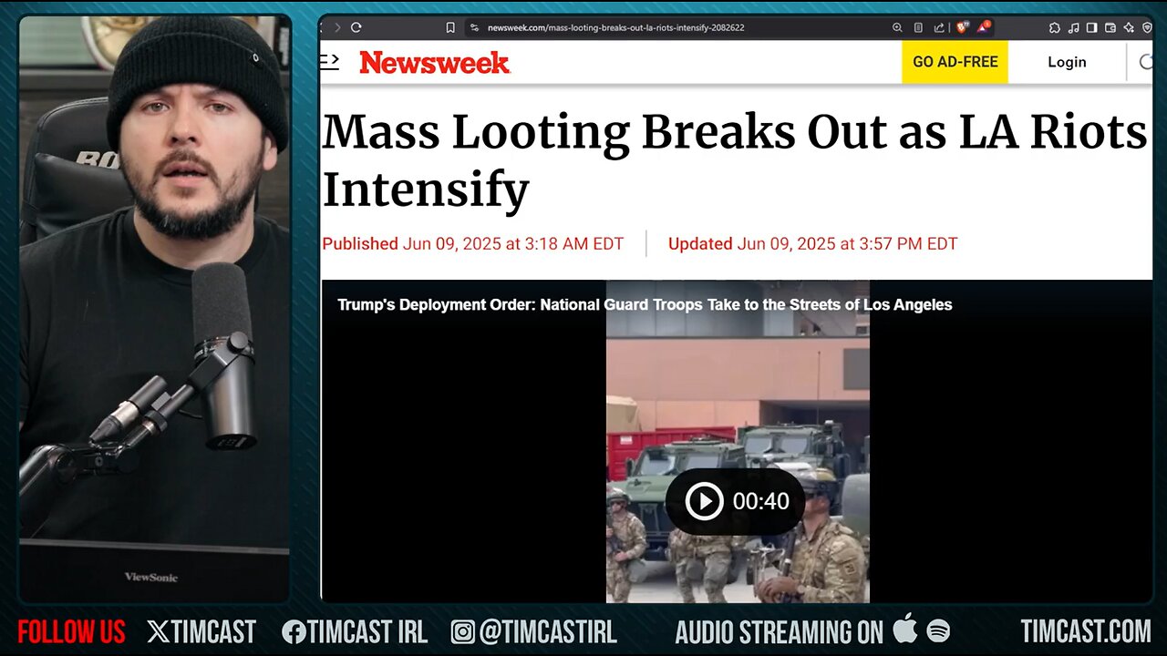 MASS LOOTING In LA Riots, Marines DEPLOY, Rioters SACK Apple Store In INSANE VIDEO, Trump Is RIGHT