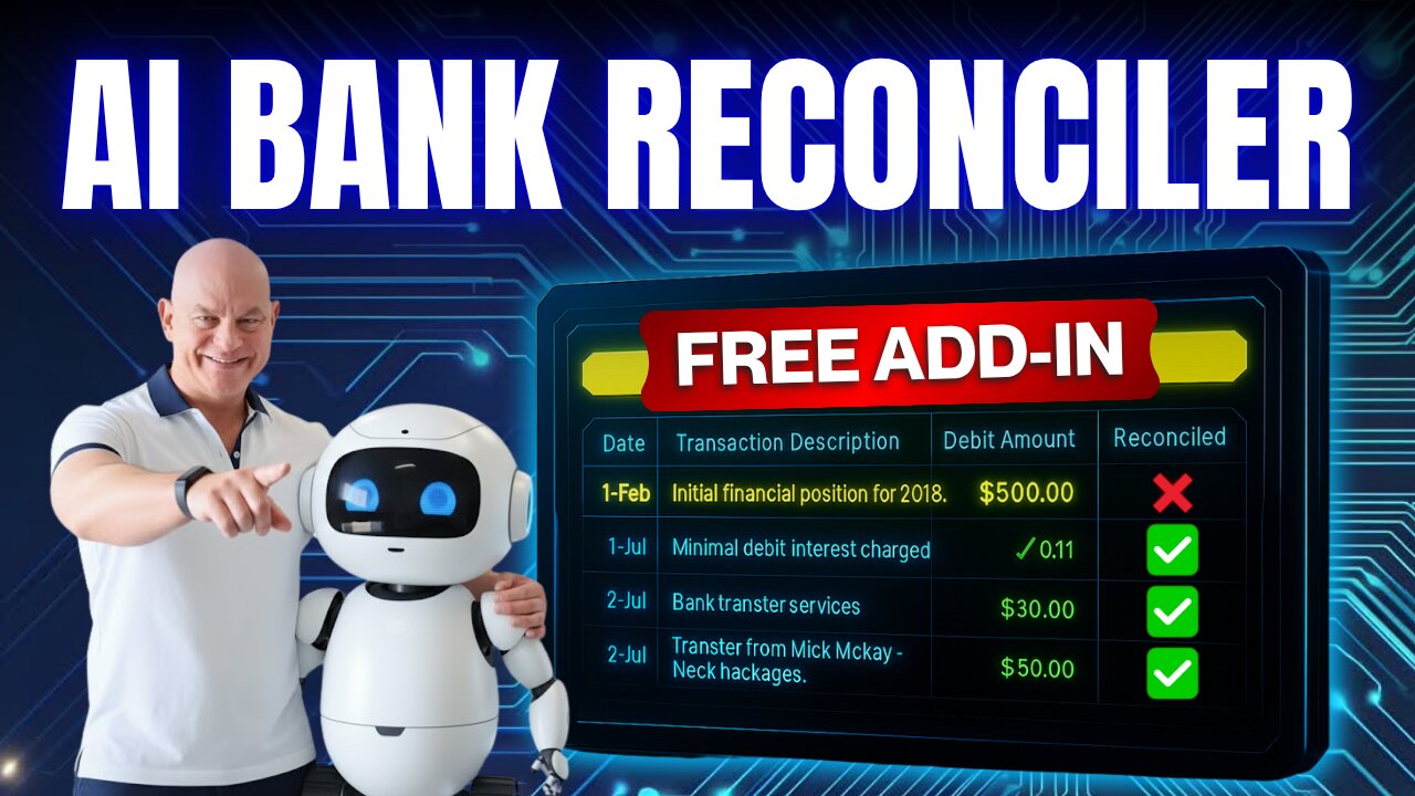 STOP Manual Bank Reconciling! Use This FREE AI Excel Add-in Instead