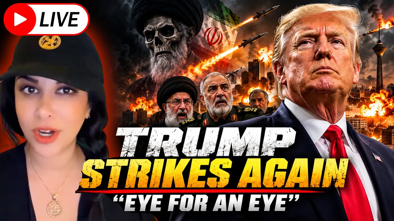 🚨 LIVE: Trump Escalates AGAIN — Mullahs Warn "Eye for an Eye" as IRGC Faces More Strikes in Iran