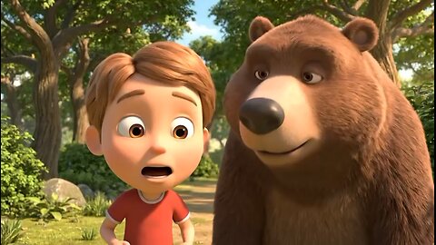 "True friendship knows no boundaries 🐻❤️👦 This bond will touch your heart…"