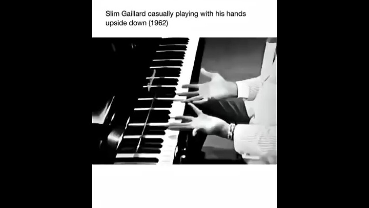 Slim Gaillard on the Piano "Wowwww"