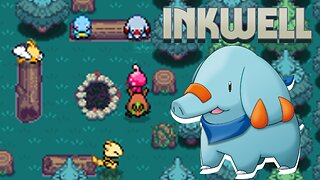 Pokemon Inkwell - GBA ROM Hack, mystery-puzzle-roguelike with permanent and per-run upgrades