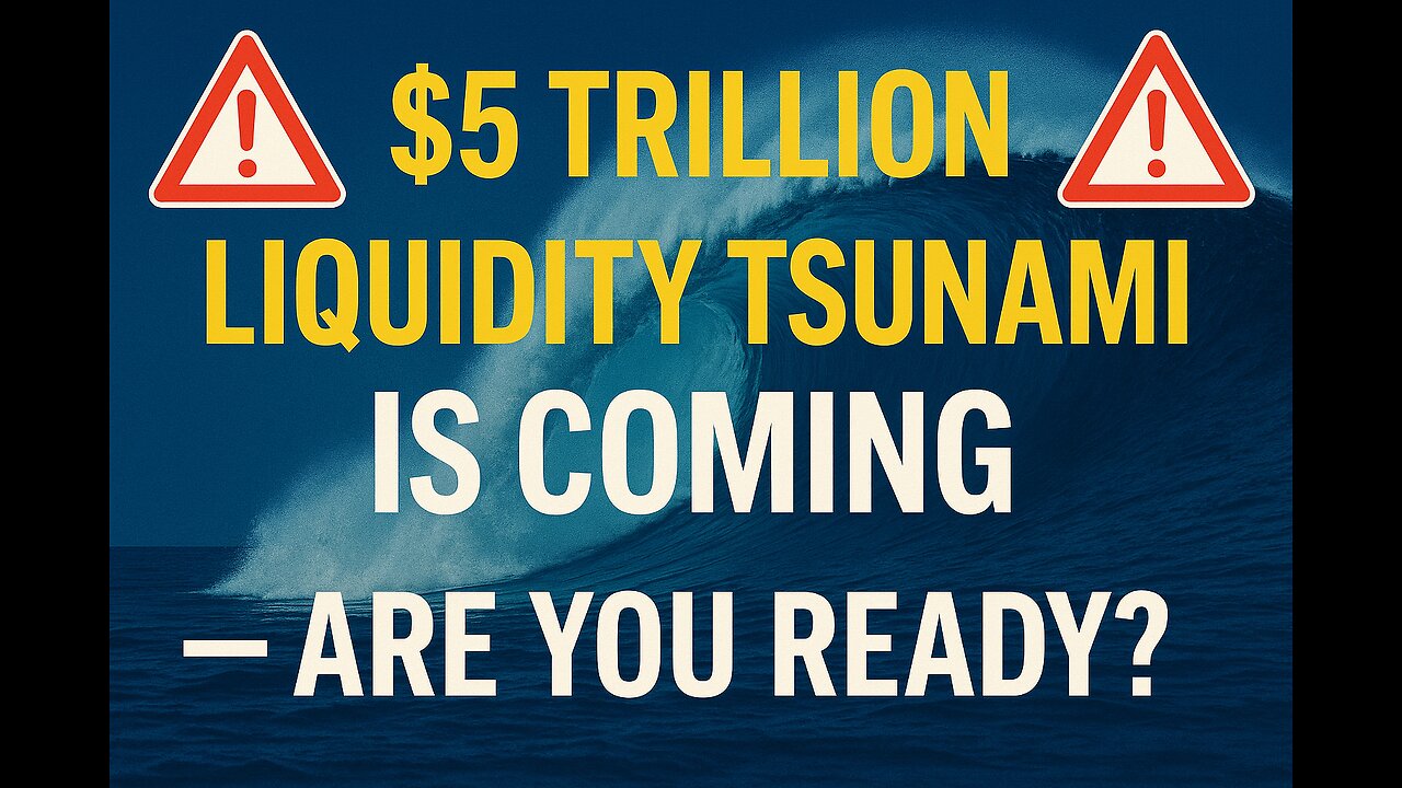🚨 A $5 TRILLION Liquidity Tsunami Is Coming 🚨