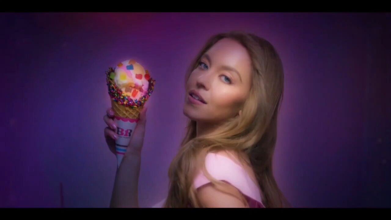 Sydney Sweeney & Baskin Robbins commerical