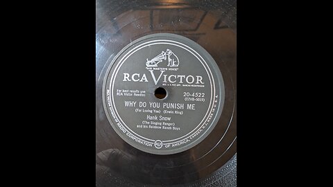 RCA Victor 20-4522B Why Do You Punish Me
