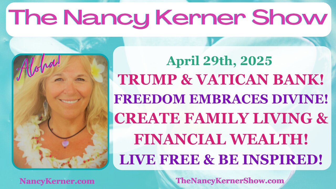 Trump & Vatican Bank! Freedom Embraces Divine! Create Family Living & Financial Wealth! Live Free & Be Inspired!