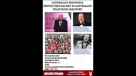 🔥AUSTRALIA'S PEDOPHILE PROTECTION RACKET IN AUSTRALIA'S ENTERTAINMENT INDUSTRY🔥