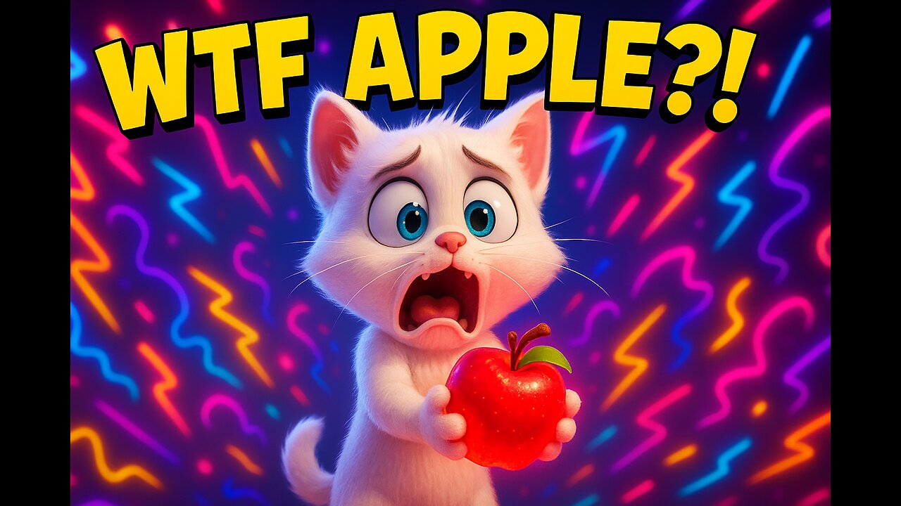 "Kitten Took a Bite of the Apple… and Turned Into the MOST UNEXPECTED Creature! 😱🍎"
