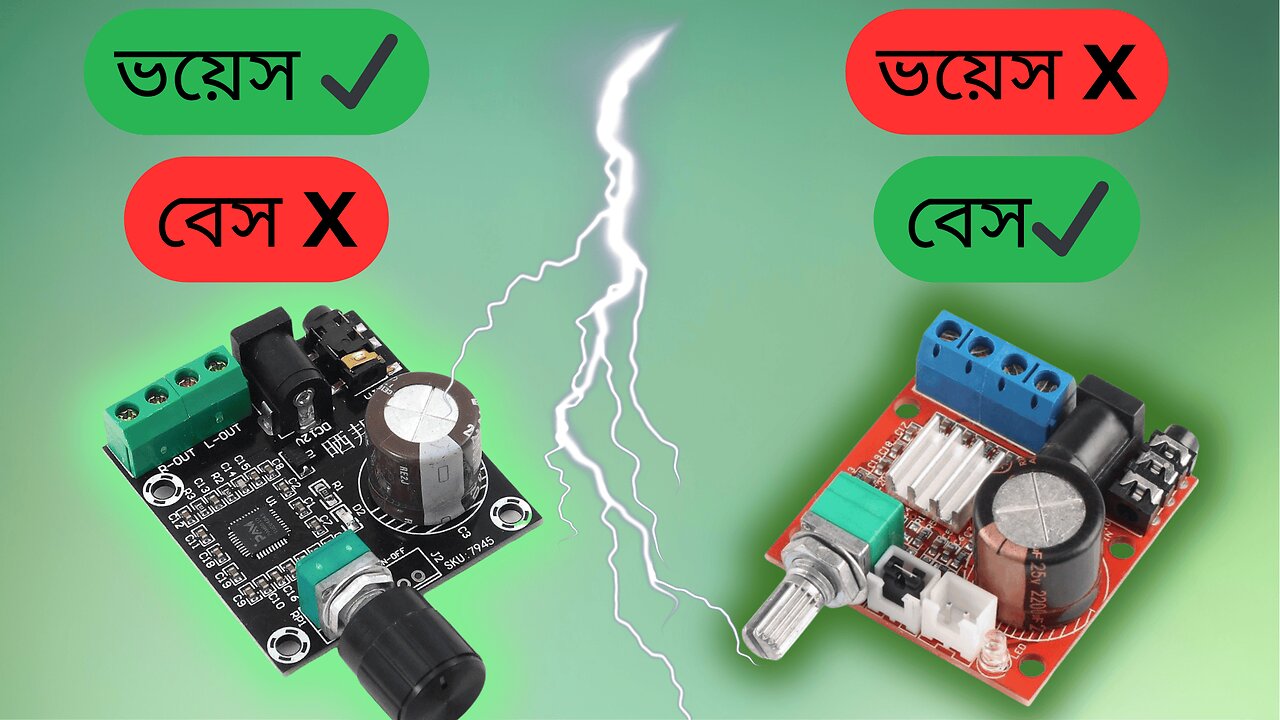 PAM8610 Board Audio Test Comparison Problems. এক ভিডিওতে দুটি 8610 অ্যামপ্লিফায়ারের সকল প্রশ্নোত্তর