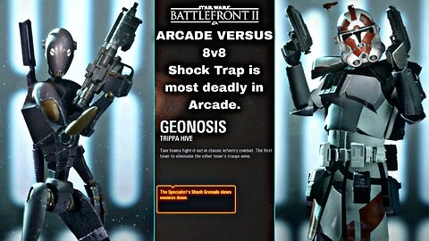 XB1X Star Wars Battlefront 2 G308, 2P local splitscreen Arcade on Trippa Hive, BX Droid Commando!