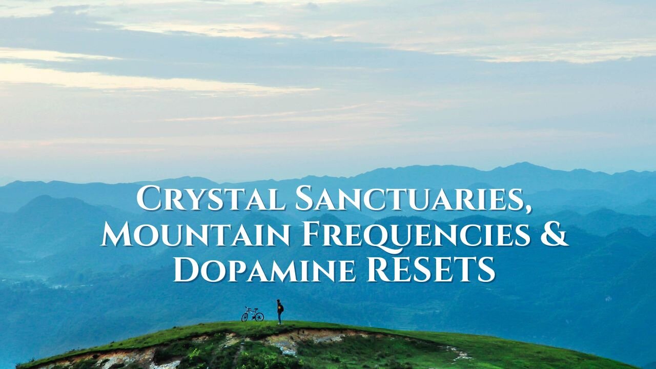 Lunchtime Chats episode 219: Crystal Sanctuaries, Mountain Frequencies & Dopamine Reset